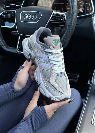 Женские кроссовки new balance 9060 prm beige grey  ⁇  smb6 фото