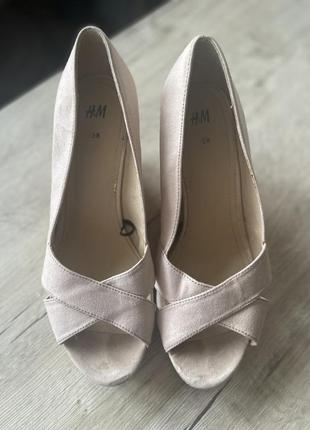 Туфли босоножки h&m