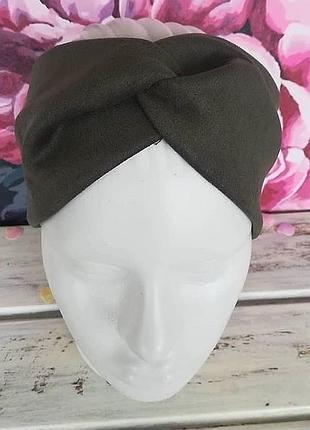 Повязка чалма с искусственной замши