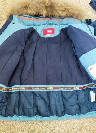 Комплект зимовий куртка та напівкомбінезон kiko3 фото