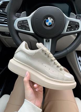 Кросівки alexander mcqueen light  beige patent
кроссовки6 фото