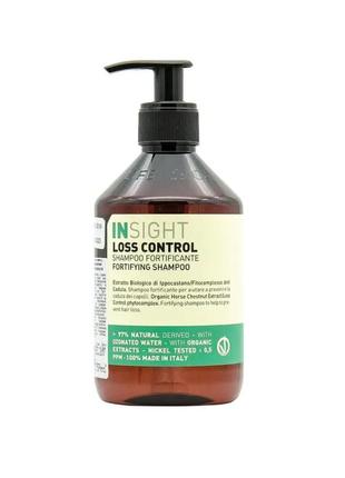 Insight шампунь укрепляющий против выпадения волос loss control fortifying shampoo 400 мл