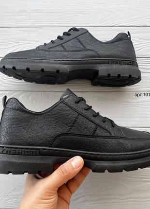 Мужские туфли oxford shoes black3 фото