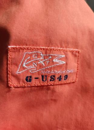 ‼️продаю срочно!!️ куртка, ветровка gant оранжевого цвета5 фото