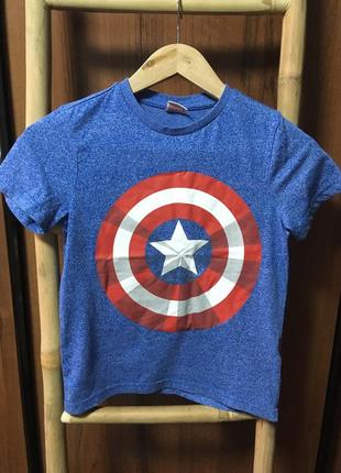 Футболка мальчику 7 - 8 лет marvel