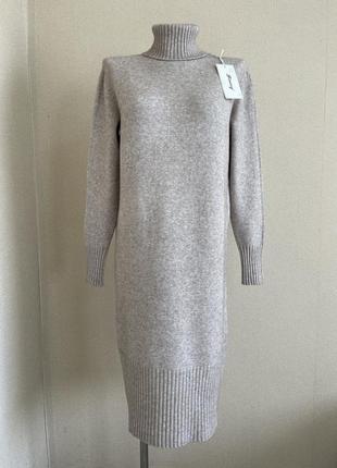 Стильне,базове тепле плаття-светр, з кашеміром5 фото