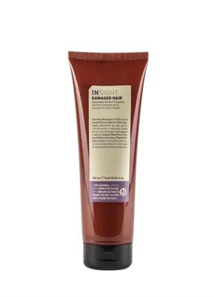 Insight маска восстанавливающая для поврежденных волос damaged hair restructurizing mask 250 мл
