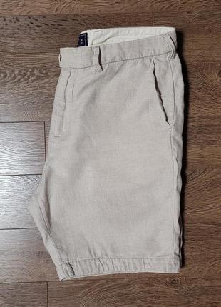 Льняные шорты abercrombie & fitch.4 фото