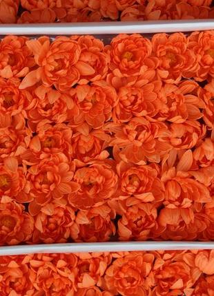 Квіти із мила - хризантема світло-помаранчова
