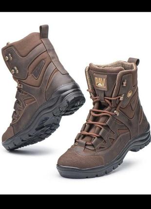 Женские демисезонные тактические берцы коричневые, ботинки военные размеры 34-48, обувь тактическая3 фото