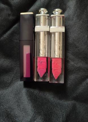 Помади блиски dior, estee lauder