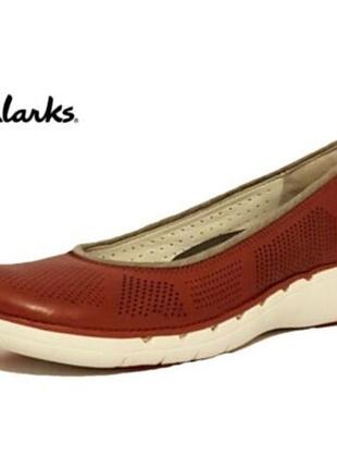 Туфли балетки кожа clarks