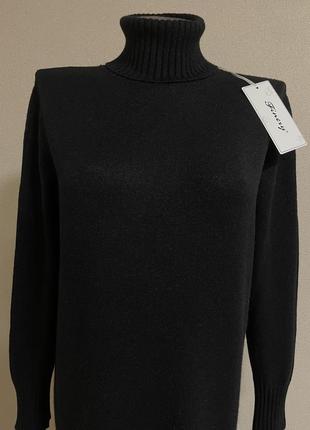Стильне,базове тепле плаття-светр, з кашеміром5 фото