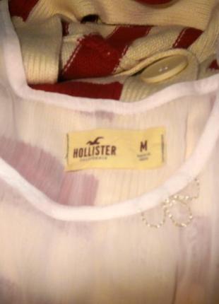 1+1=3 легенька шифонова маєчка hollister6 фото