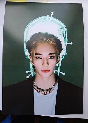 Постер хенджин hyunjin stray kids а3