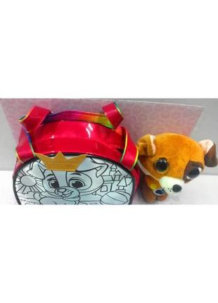 Сумка-розмальовка royal pet's сумочка з іграшкою danko toys7 фото