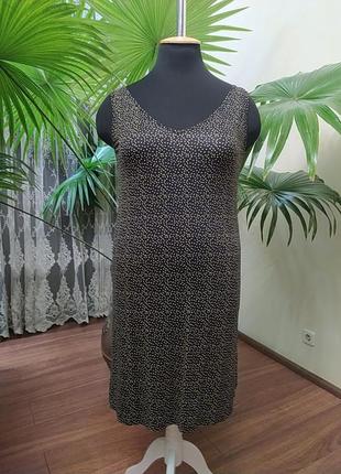 Вискозное трикотажное платье, сарафан, размер 50-58