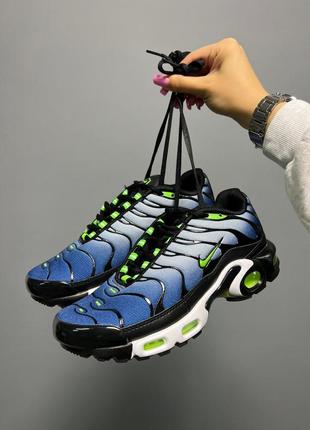 Nike tn icons black scream green кроссовки мужские