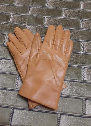 Шкіряні кожаные перчатки рукавиці1 фото