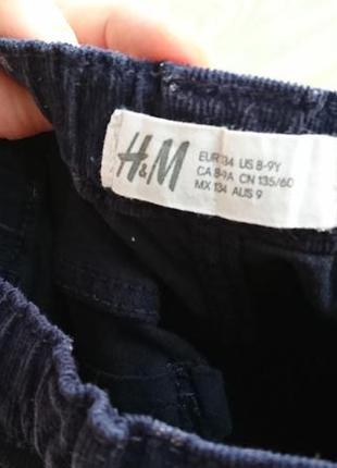 Штаны вельветовые h&m 8-9л4 фото