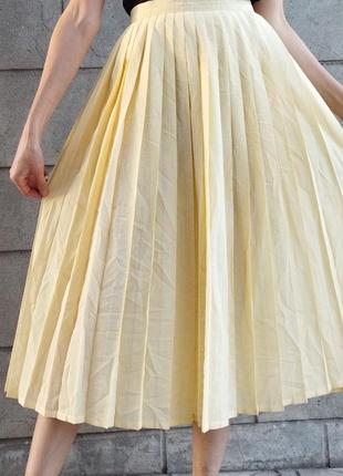 Плисірована  спідниця 💛