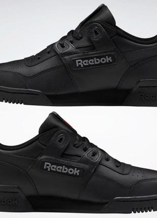 Новые кожаные кроссовки reebok workout plus оригинал размер 44,5