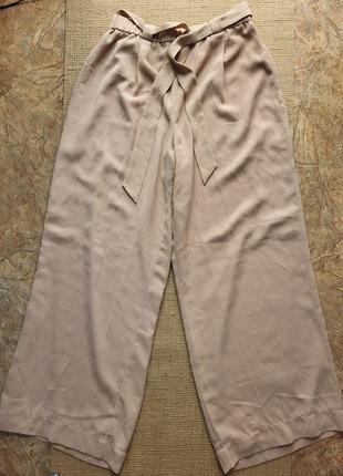 Штаны костюмные брюки палаццо резинка свободные оверсайз праздничные костюм под блузу4 фото