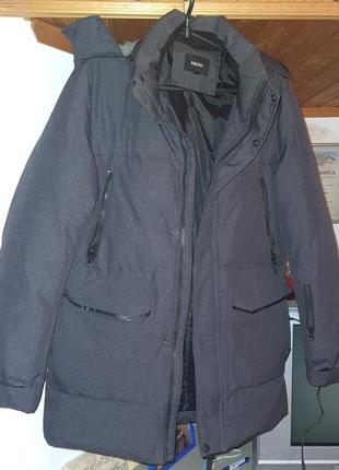 Куртка, пуховик мужской, пог 57, длина изделия 78 от плеча, капюшон снимается3 фото