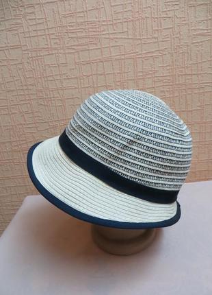 Летняя шляпа из натуральной соломки4 фото