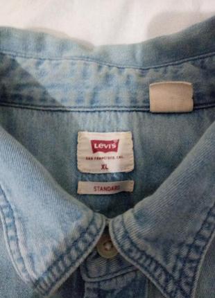 Вінтажна джинсова рубашка левіс/levi's