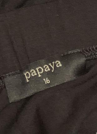 Черная длинная юбка миди papaya вискоза сезон лето размер 16/ 2xl4 фото