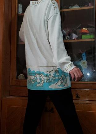 Винтажный французький свитер джемпер винтаж mim v винтаж франция оверсайз8 фото