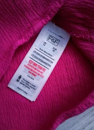 Блуза розовая фуксия вискоза.8 фото