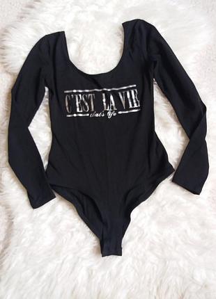 Боді з написом