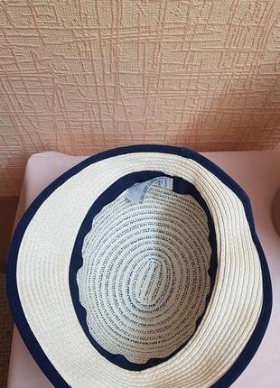 Летняя шляпа из натуральной соломки6 фото