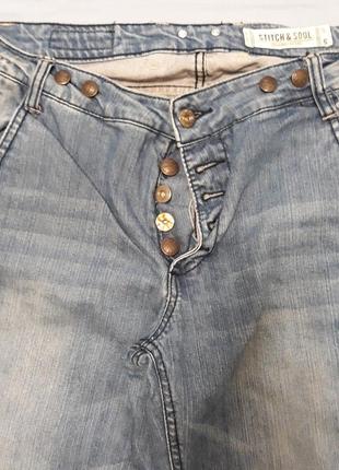 Джинсы джинси женские размер 44 / 10 s мом6 фото
