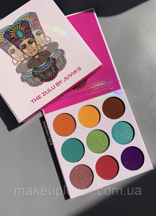 Палетка тіней zulu palette від juvia's place