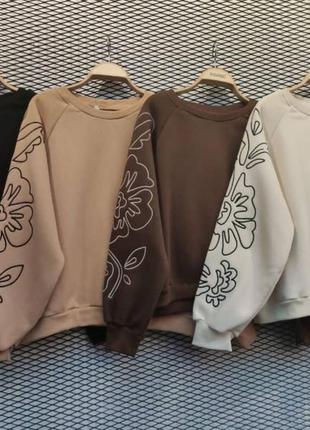 Свитшот с вышивкой 2