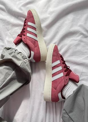 👟 кроссовки adidas campus 00s pink/white/ наложка bs👟3 фото