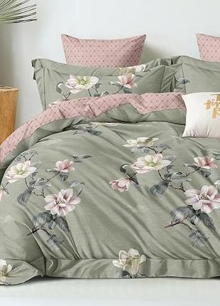 Розкішні комплекти постільної білизни сатин люкс tag бавовна
