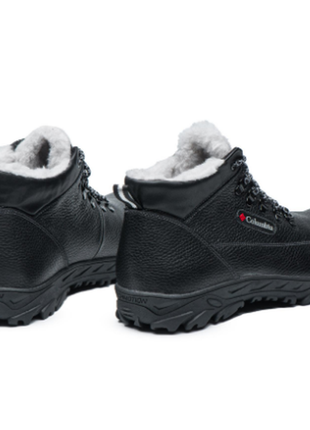 Натуральні шкіряні зимові  черевики ботинкі для чоловіків великого розміру 46-50 р  натуральные кожа4 фото