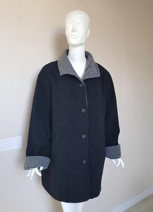 Качественное шерстяное пальто с кашемиром kingfield2 фото