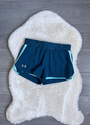 Under armour жіночі фірмові спортивні шорти з лосинами оригінал