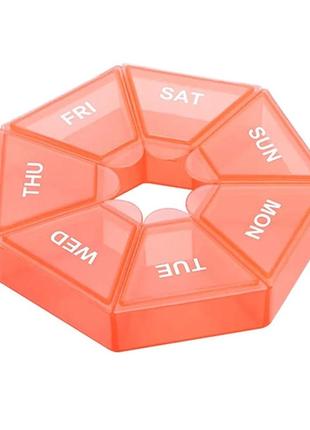 Таблетница на 7 дней, органайзер для таблеток