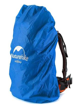 Чохол для рюкзака naturehike nh15y001-z m, 30-50 л, блакитний1 фото