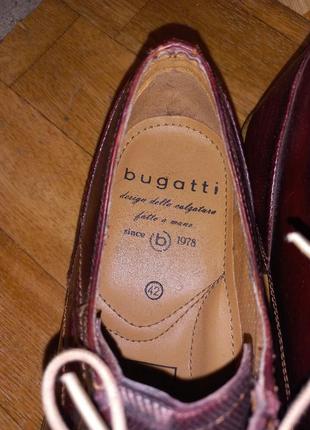 Туфли bugatti кожаные оригинал4 фото