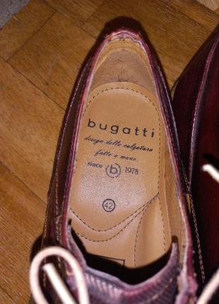 Туфли bugatti кожаные оригинал 4
