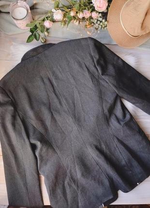 Серый жакет пиджак блейзер6 фото