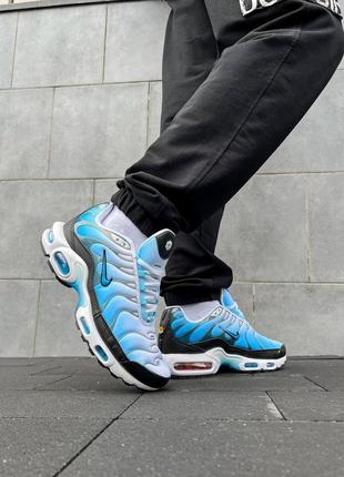 Мужские кроссовки nike air max plus light blue