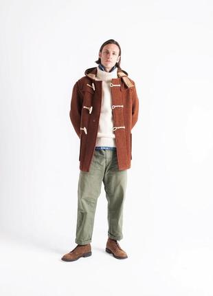 Чоловіче шерстяне пальто дафлкот duffle coat gloverall & john lewis4 фото